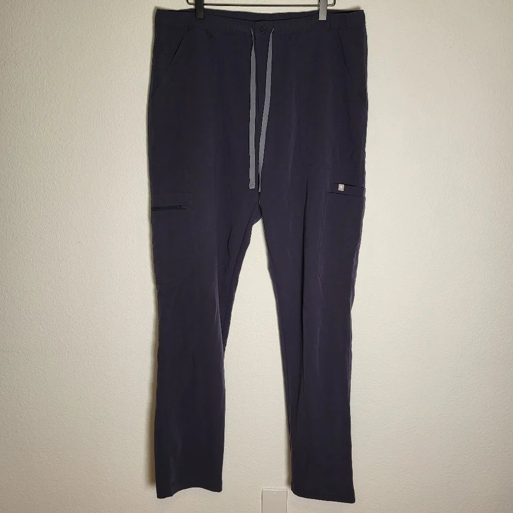 Figs Cairo Scrub Pants in Dark Harbor Blue size XLarge